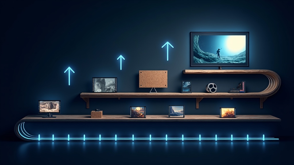 Tiered AI video production workflow showing draft, production, and final render stages