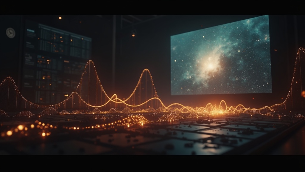 AI movie production pipeline from screenplay through digital film reels to finished movie on screen