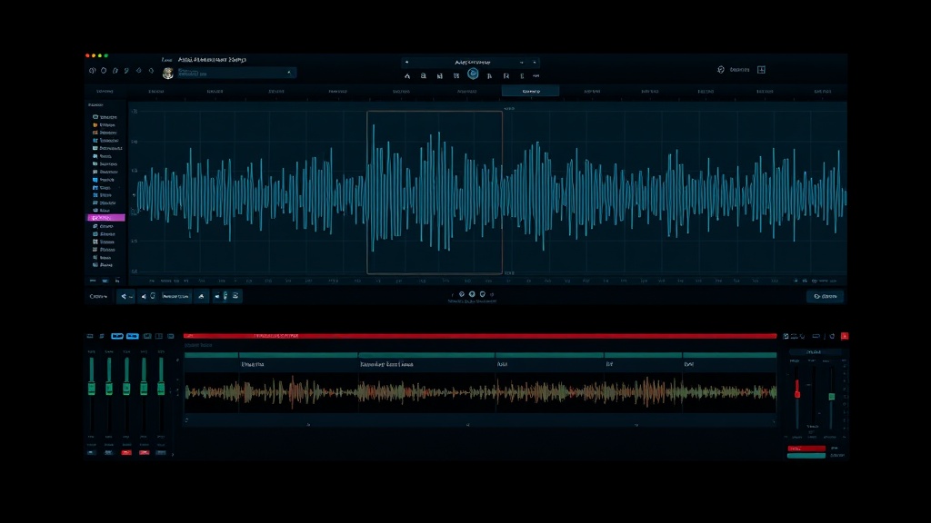 Google Cloud TTS integration in the Filmaris audio editor workspace